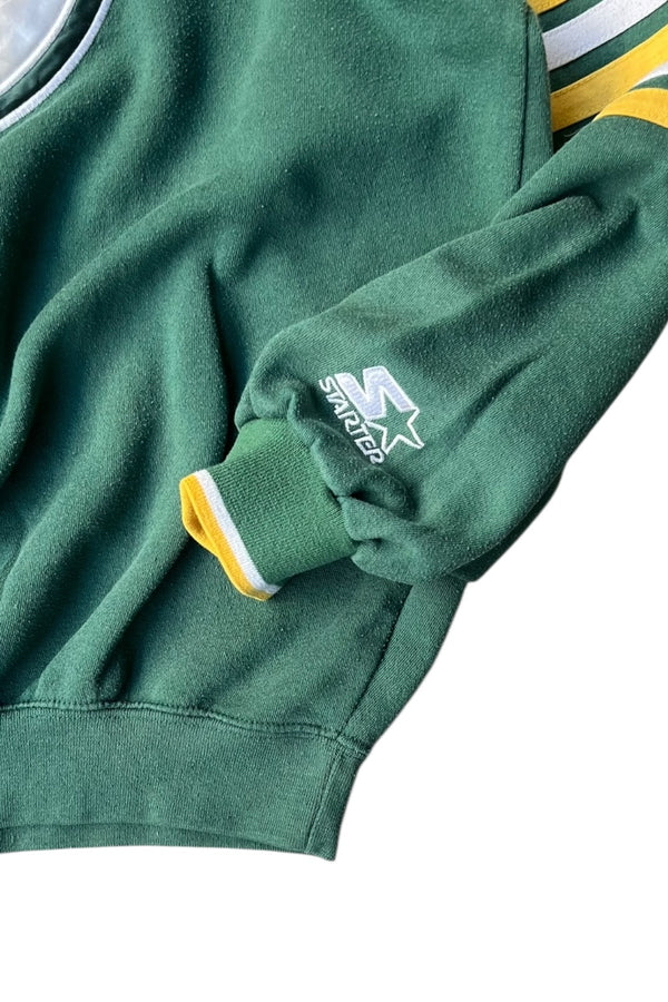 90'S PACKERS LOGO SWEATSHIRT / GREEN [SIZE: XL USED]