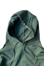 画像をギャラリービューアに読み込む, ECO HOODIE SWEATHIRT / GREEN [SIZE: XL USED]
