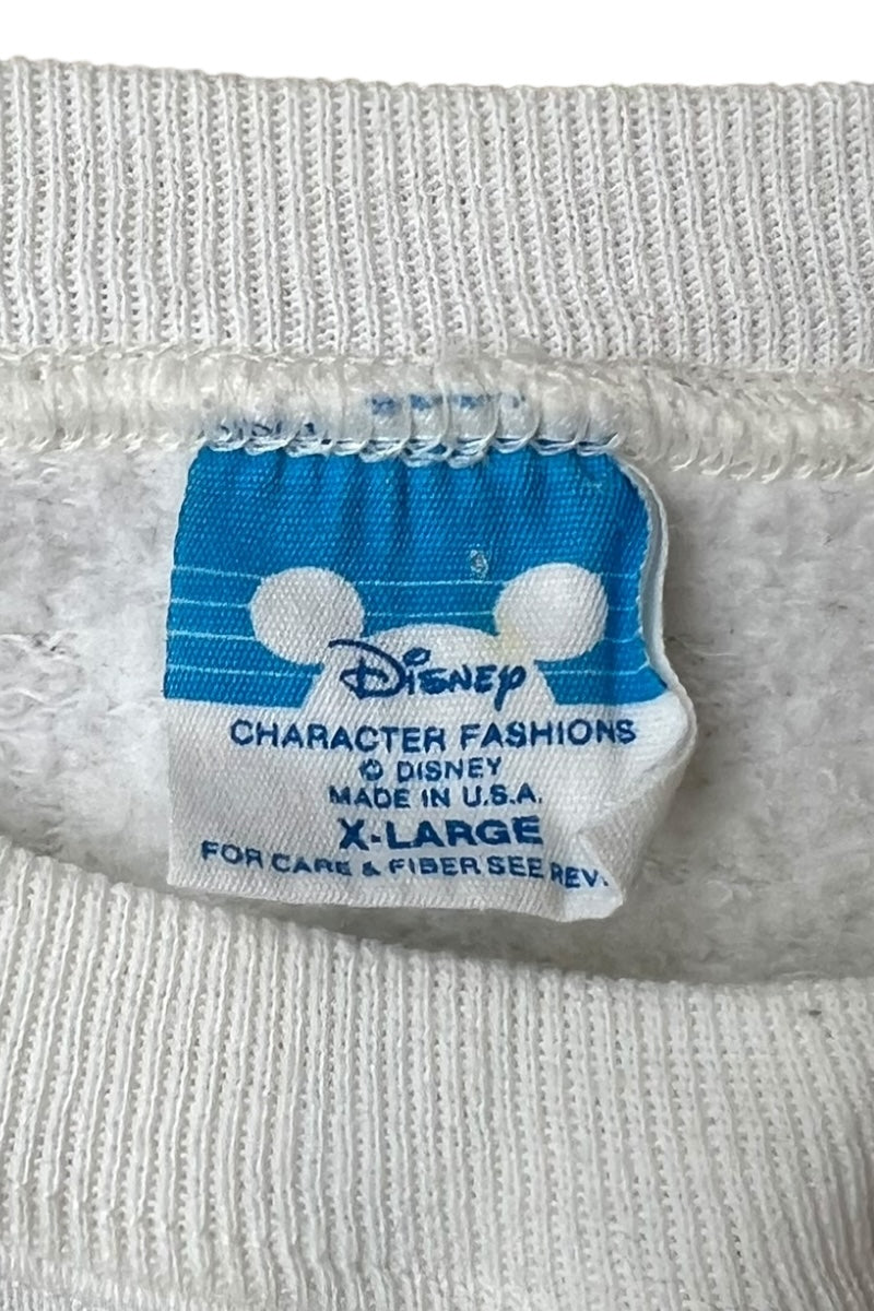 MADE IN USA 90'S MICKEY SWEATSHIRT / WHITE [SIZE: XL USED]
