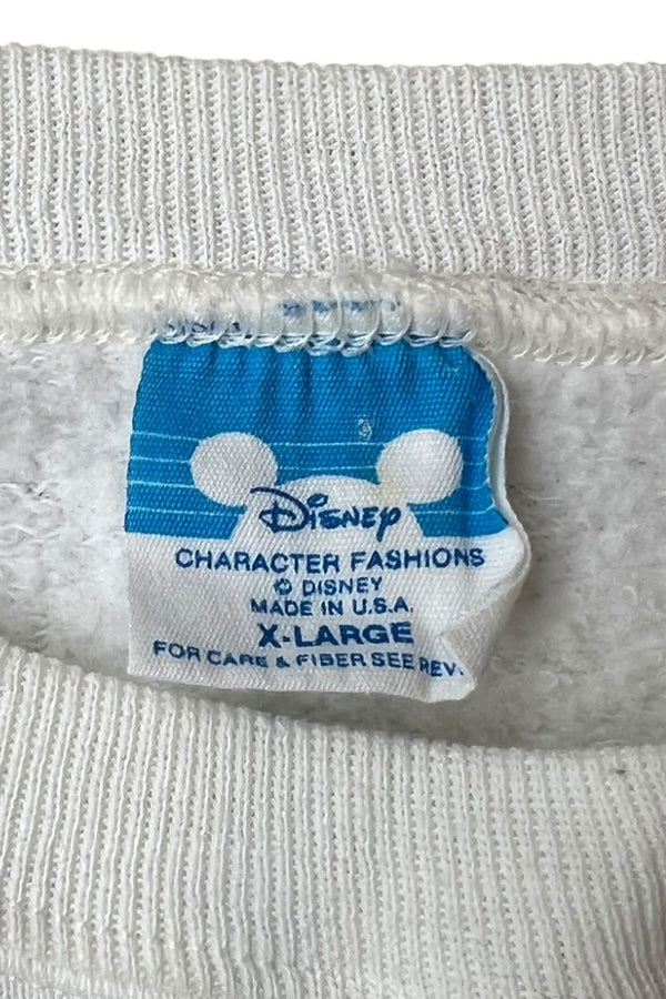 MADE IN USA 90'S MICKEY SWEATSHIRT / WHITE [SIZE: XL USED]