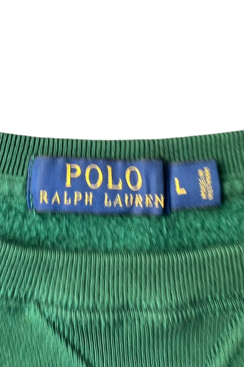 ONE POINT SWEATSHIRT / GREEN [SIZE: L USED]