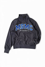画像をギャラリービューアに読み込む, MADE IN MEXICO 90'S MSMC HALF-ZIP LOGO SWEAT SHIRT / CHARCOAL [SIZE: S USED]
