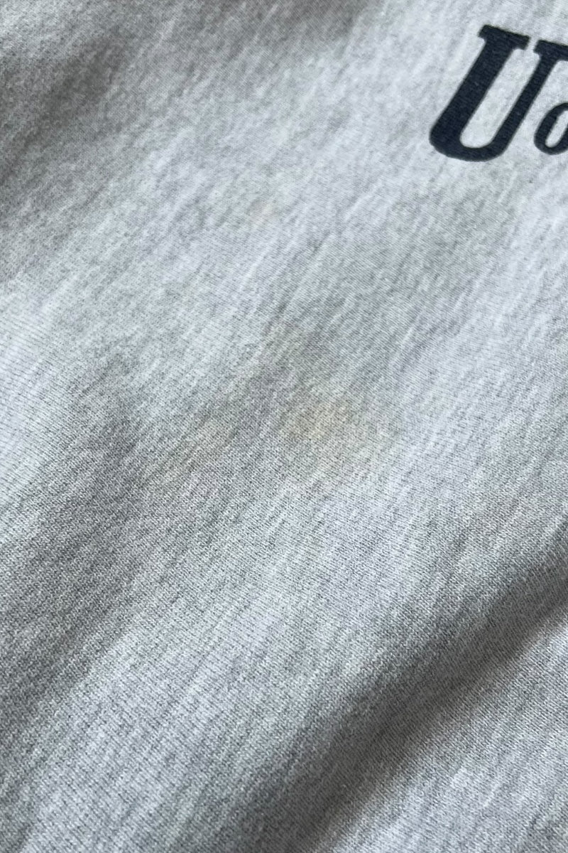 MADE IN USA 90'S U OF C REVERSE WEAVE SWEATSHIRT / GRAY [SIZE: XL USED]