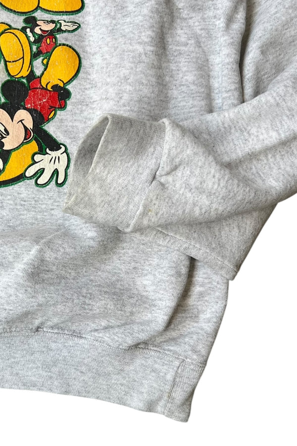 MADE IN USA 90'S MICKEY SWEATSHIRT / GRAY [SIZE: XL USED]