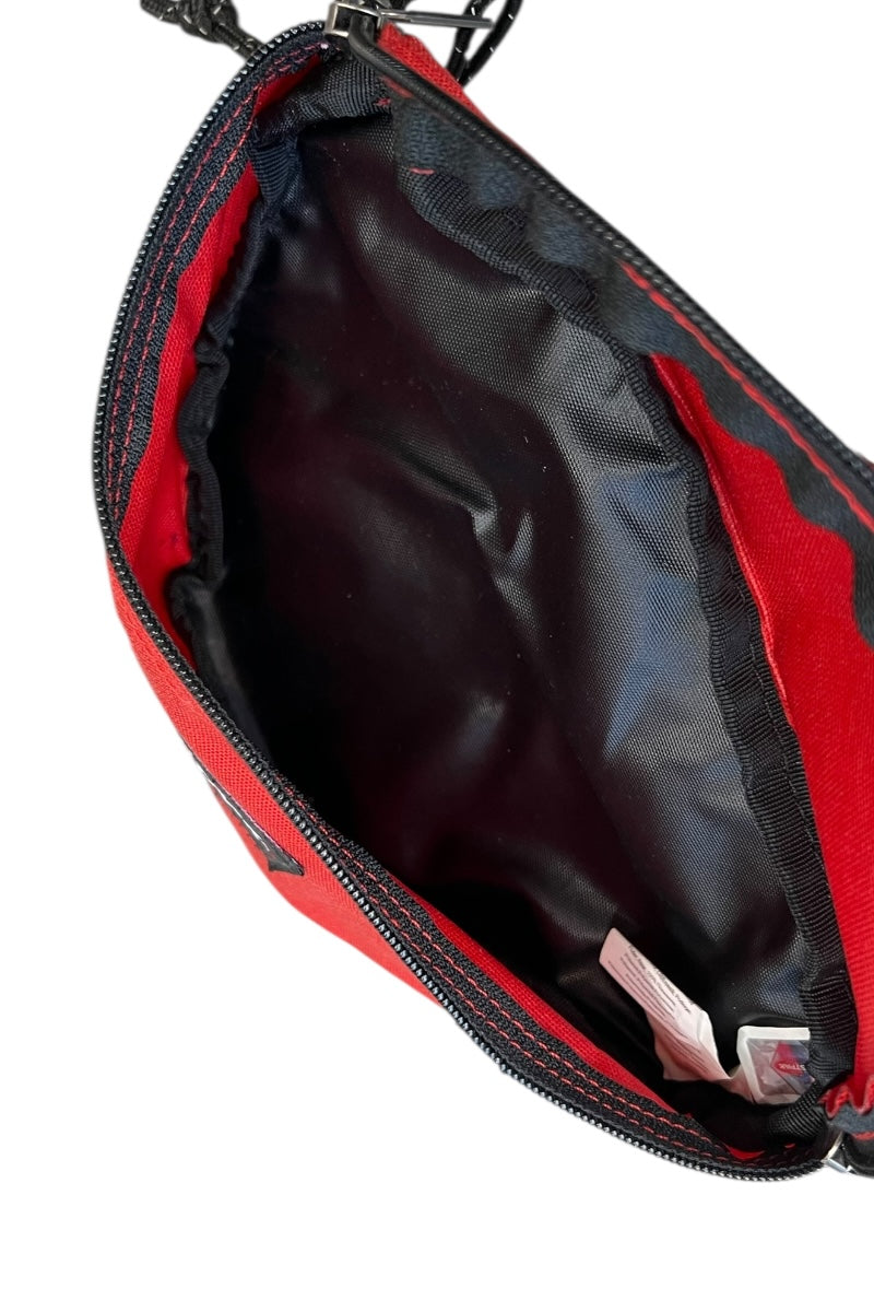 NYLON SHOULDER POUCH BAG / RED [SIZE: ONE SIZE]