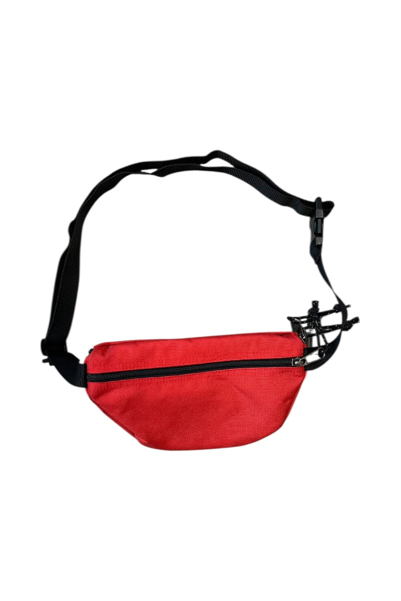 NYLON SHOULDER POUCH BAG / RED [SIZE: ONE SIZE]