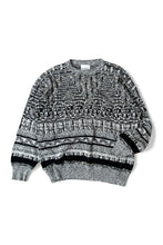 画像をギャラリービューアに読み込む, MADE IN ITALY COTTON KNIT SWEATER / GRAY [SIZE: M USED]
