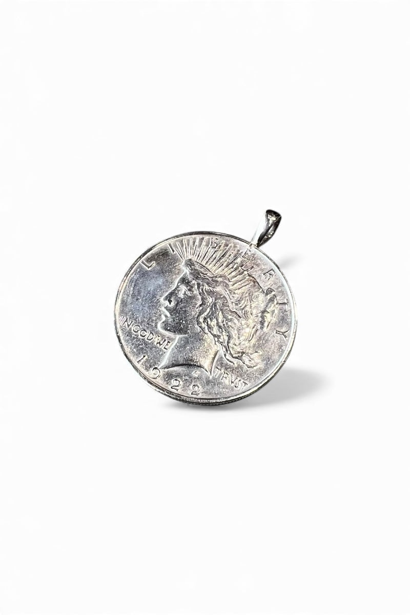 SILVER COIN NECKLACE TOP / SILVER [SIZE: ONE SIZE]