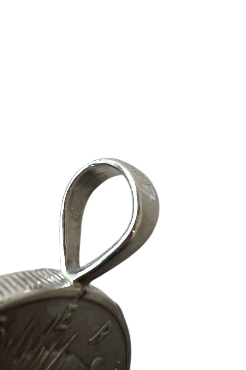 SILVER COIN NECKLACE TOP / SILVER [SIZE: ONE SIZE]