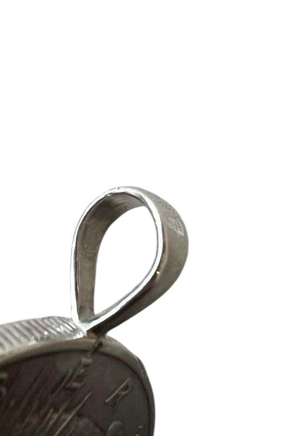SILVER COIN NECKLACE TOP / SILVER [SIZE: ONE SIZE]