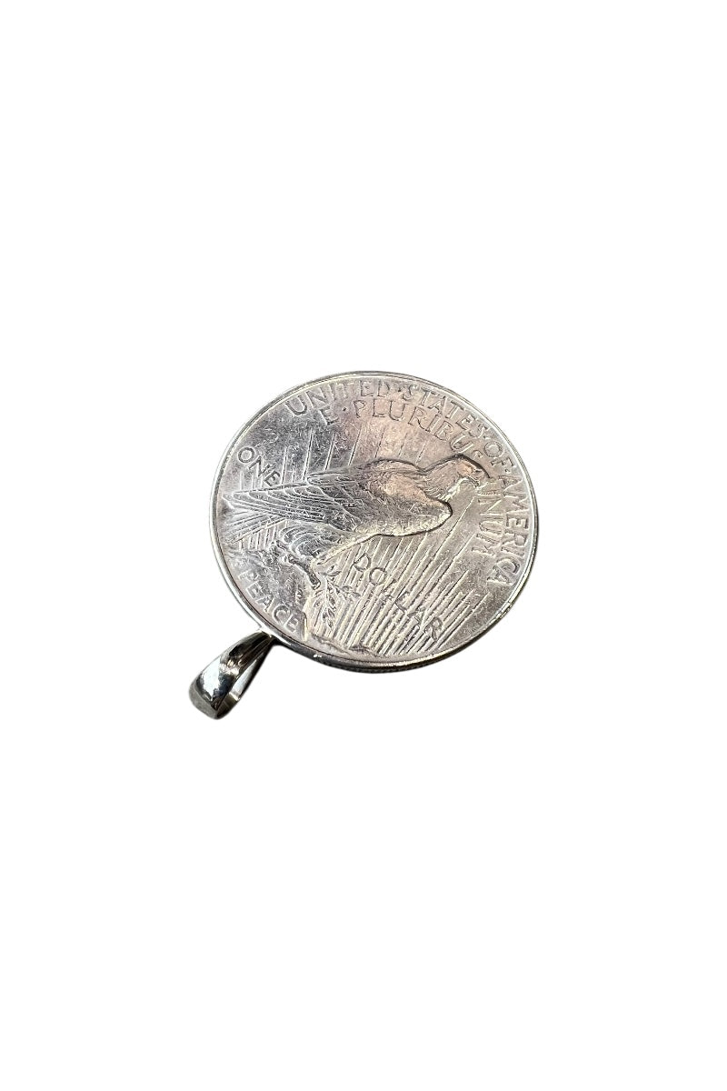 SILVER COIN NECKLACE TOP / SILVER [SIZE: ONE SIZE]