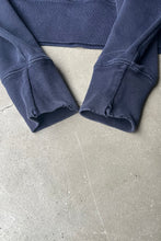 画像をギャラリービューアに読み込む, MOMA LOGO REVERSE WEAVE SWEAT HODDIE / NAVY [SIZE: M USED]
