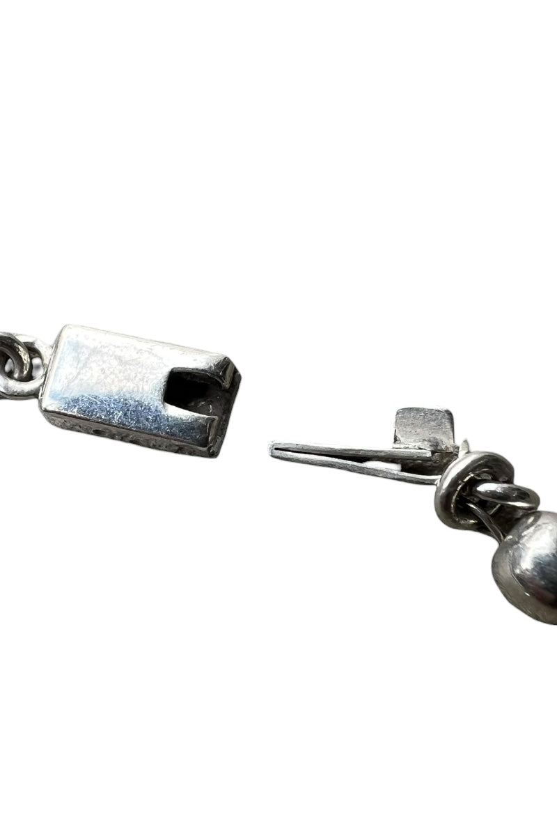 MADE IN MEXICO 925 SILVER BALL CHAIN NECKLACE / SILVER [SIZE: ONE SIZE USED]