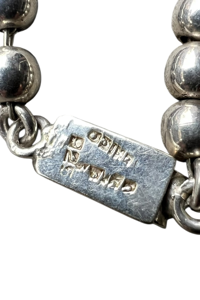 MADE IN MEXICO 925 SILVER BALL CHAIN NECKLACE / SILVER [SIZE: ONE SIZE USED]