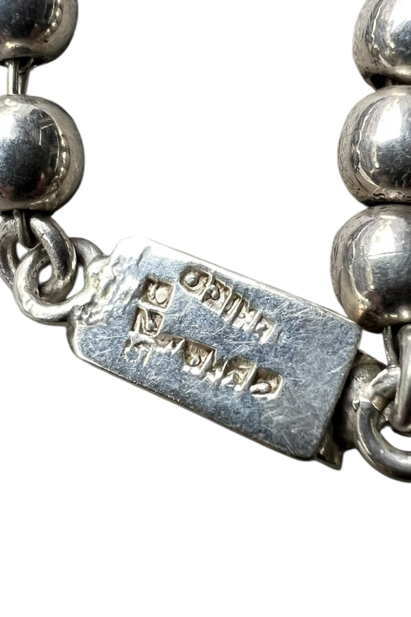 MADE IN MEXICO 925 SILVER BALL CHAIN NECKLACE / SILVER [SIZE: ONE SIZE USED]