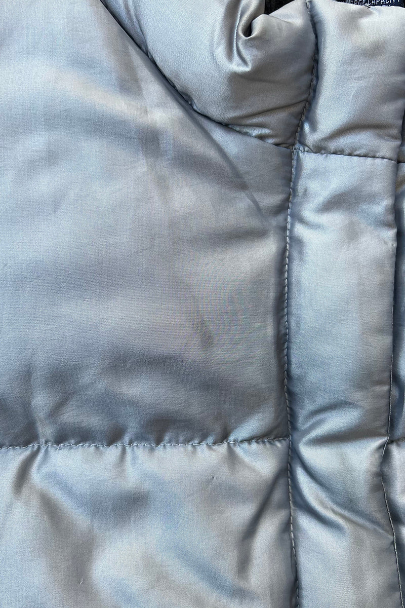 Y2K EARLY 00'S DOWN VEST / SILVER [SIZE: L USED]