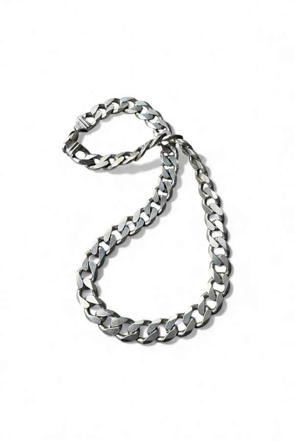 MADE IN ITALY 925 SILVER CHAIN NECKLACE / SILVER [SIZE: ONE SIZE USED]