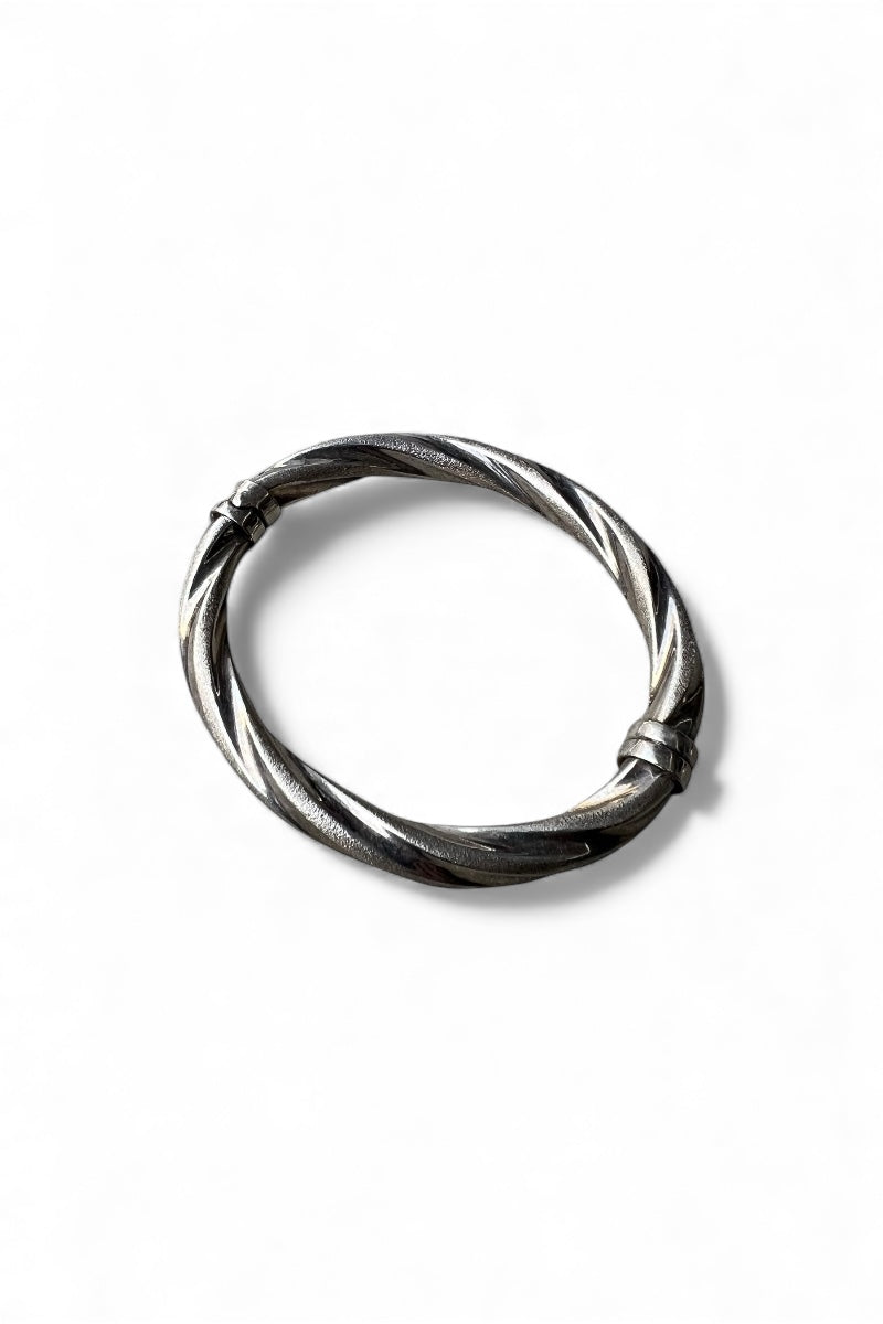 MADE IN ITALY 925 SILVER BANGLE / SILVER [SIZE: ONE SIZE USED]