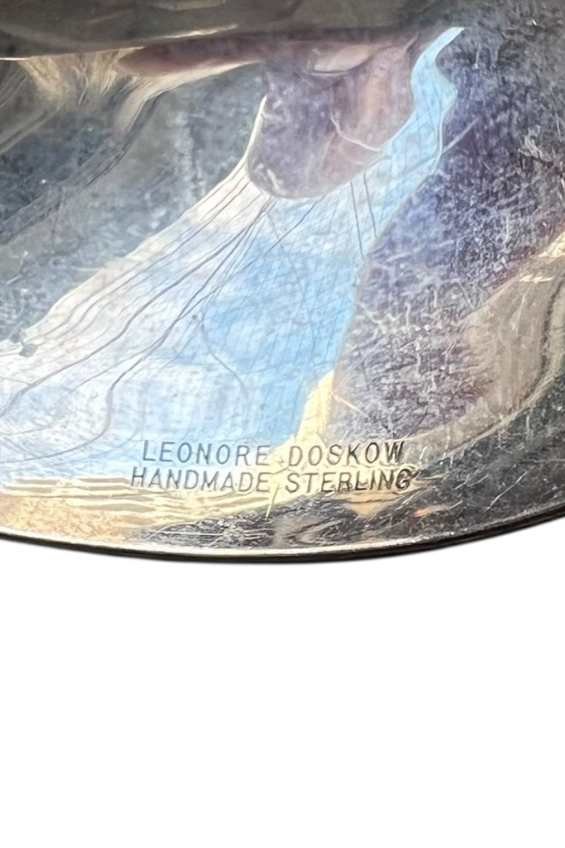 LEONORE DOSKOW MADE IN USA NEW YORK STERLING SILVER BANGLE / SILVER [SIZE: ONE SIZE USED]