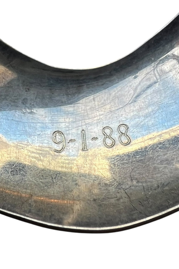 LEONORE DOSKOW MADE IN USA NEW YORK STERLING SILVER BANGLE / SILVER [SIZE: ONE SIZE USED]