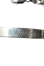 画像をギャラリービューアに読み込む, MADE IN ITALY 925 SILVER ID BRACELET / SILVER [SIZE: ONE SIZE USED]
