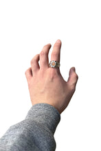 画像をギャラリービューアに読み込む, MADE IN MEXICO 925 SILVER RING W/STONE / SILVER  [SIZE: 21号相当 USED]
