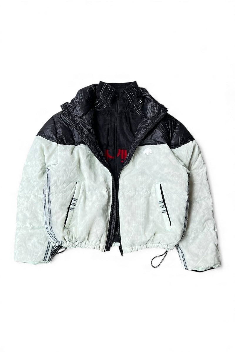 18'S DISJOIN OWN PUFFER JACKET / WHITE [SIZE: S USED]