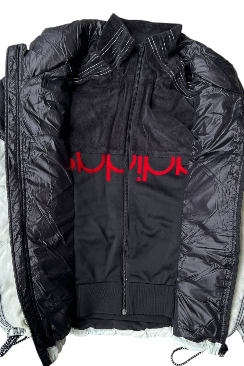 18'S DISJOIN OWN PUFFER JACKET / WHITE [SIZE: S USED]