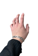 画像をギャラリービューアに読み込む, MADE IN ITALY 925 SILVER FIGARO CHAIN BRACELET / SILVER [SIZE: ONE SIZE USED]
