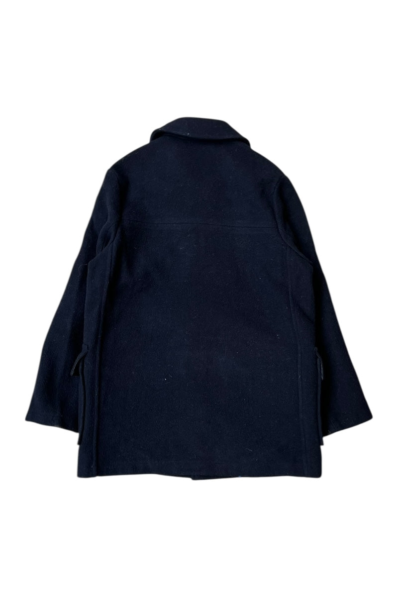 MADE IN ENGLAND WOOL COAT / BLACK [SIZE: M USED]
