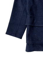 画像をギャラリービューアに読み込む, MADE IN ENGLAND WOOL COAT / BLACK [SIZE: M USED]
