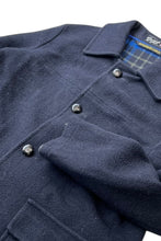 画像をギャラリービューアに読み込む, MADE IN ENGLAND WOOL COAT / BLACK [SIZE: M USED]
