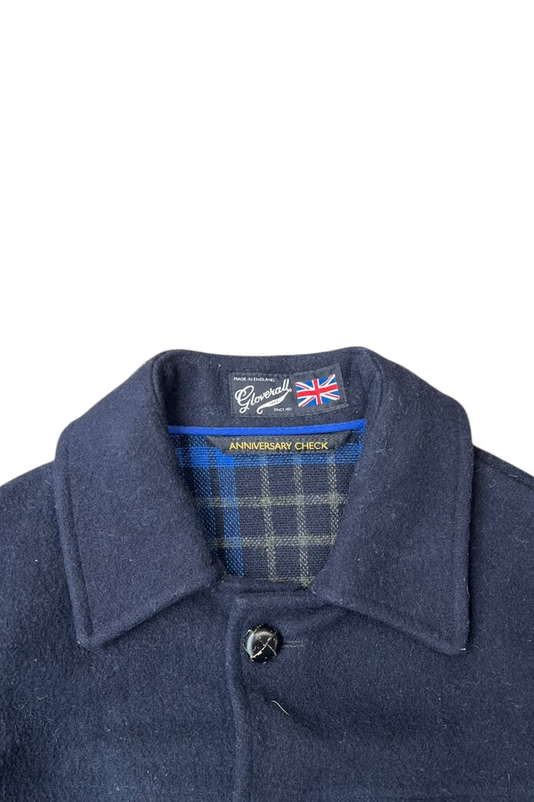 MADE IN ENGLAND WOOL COAT / BLACK [SIZE: M USED]