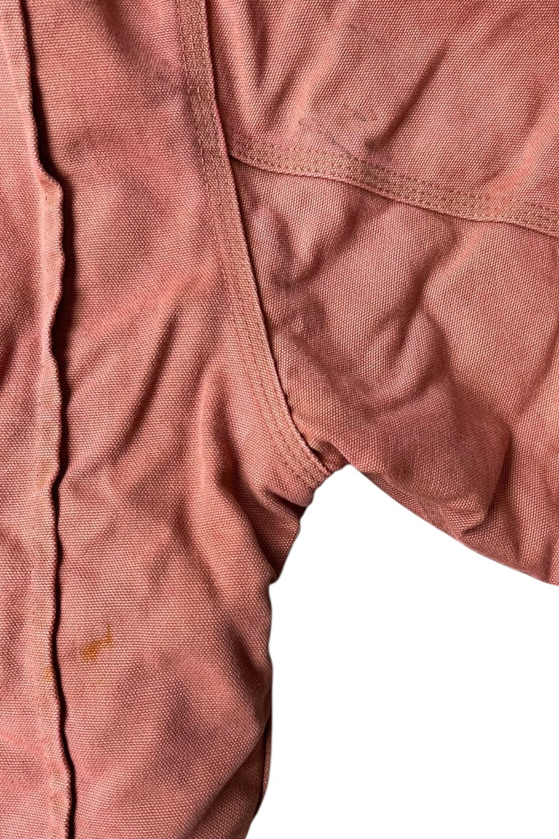 MADE IN USA 90'S OVERDYE SHORT CUSTOM DUCK JACKET / BURGUNDY [SIZE: L USED]