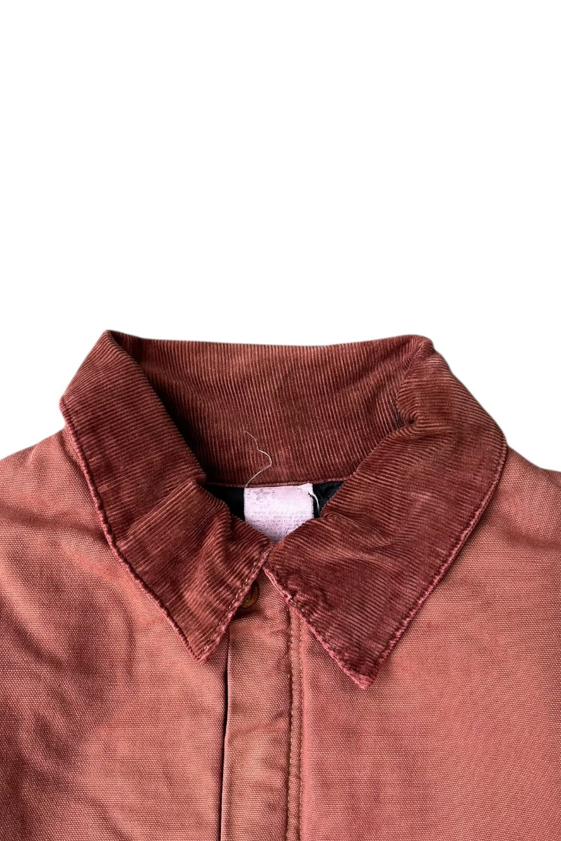 MADE IN USA 90'S OVERDYE SHORT CUSTOM DUCK JACKET / BURGUNDY [SIZE: L USED]