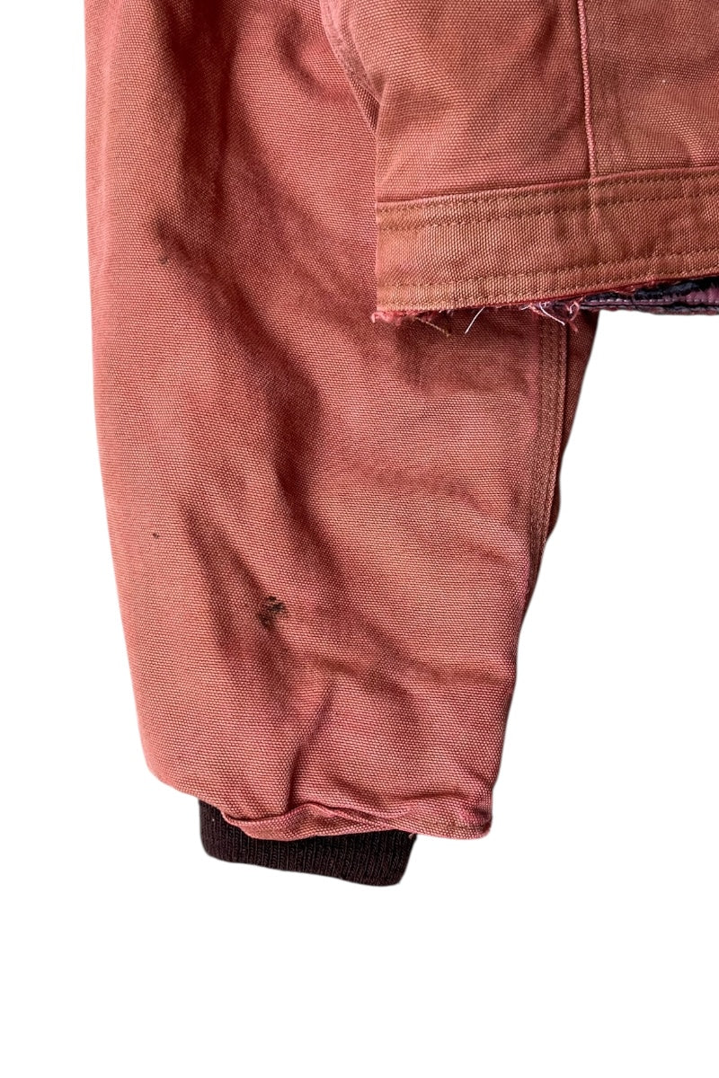 MADE IN USA 90'S OVERDYE SHORT CUSTOM DUCK JACKET / BURGUNDY [SIZE: L USED]