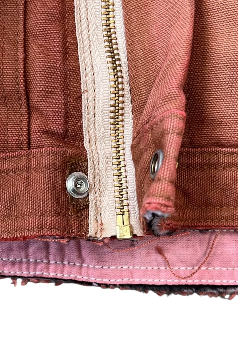 MADE IN USA 90'S OVERDYE SHORT CUSTOM DUCK JACKET / BURGUNDY [SIZE: L USED]