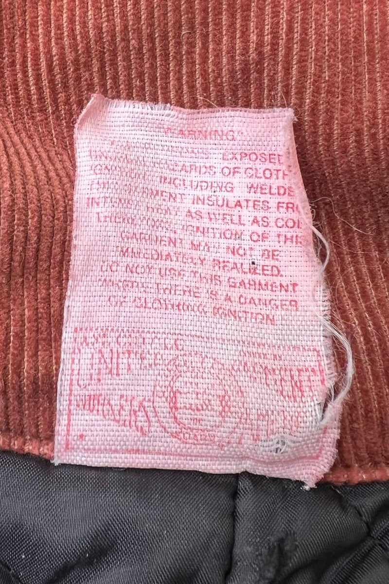 MADE IN USA 90'S OVERDYE SHORT CUSTOM DUCK JACKET / BURGUNDY [SIZE: L USED]