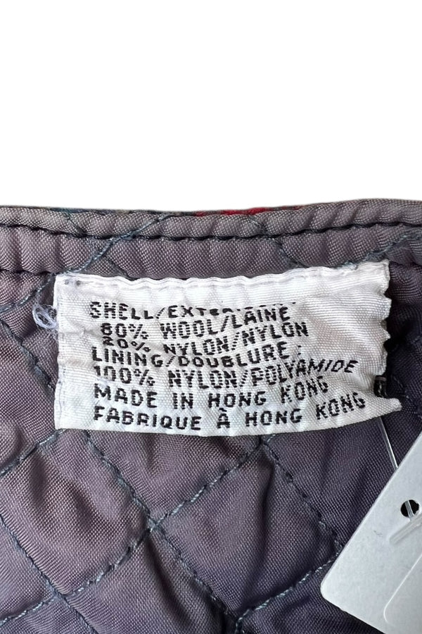 80-90s WOOL VEST MASSIMO OSTI ERA / CHECK [SIZE: 46 USED]