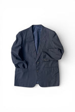 画像をギャラリービューアに読み込む, MADE IN JAPAN 88'S WOOL TAILORED JACKET / NAVY [SIZE: S USED]
