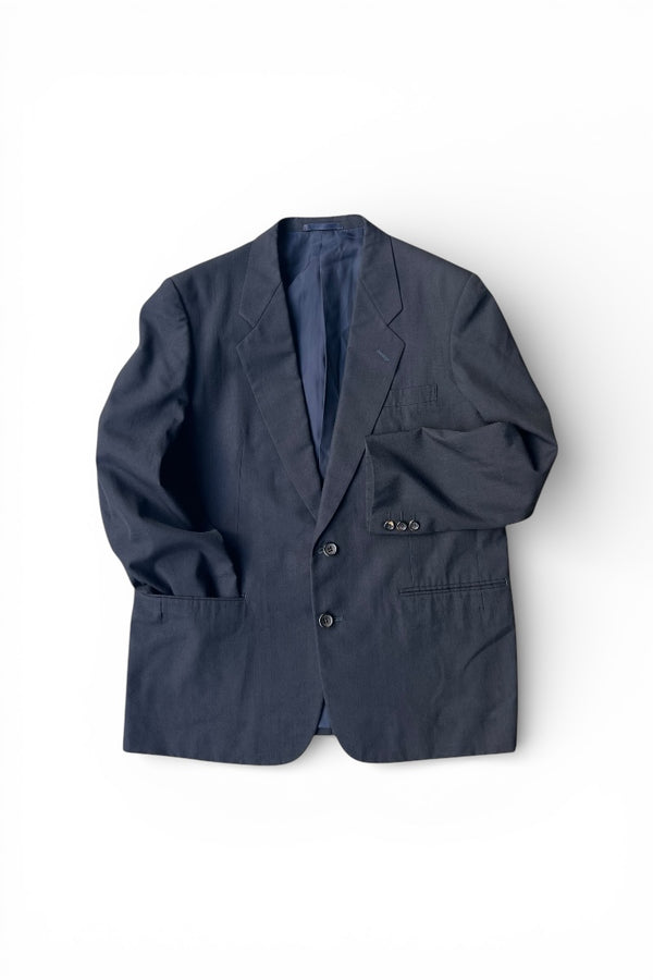 MADE IN JAPAN 88'S WOOL TAILORED JACKET / NAVY [SIZE: S USED]