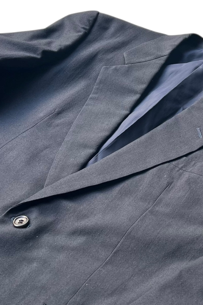 MADE IN JAPAN 88'S WOOL TAILORED JACKET / NAVY [SIZE: S USED]