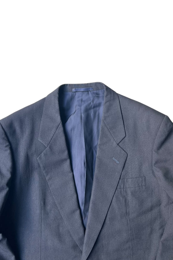 MADE IN JAPAN 88'S WOOL TAILORED JACKET / NAVY [SIZE: S USED]