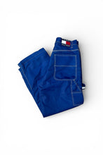 画像をギャラリービューアに読み込む, 90'S NYLON PAINTER PANTS / BLUE [SIZE: 31 USED]
