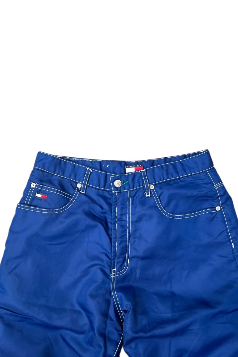 90'S NYLON PAINTER PANTS / BLUE [SIZE: 31 USED]