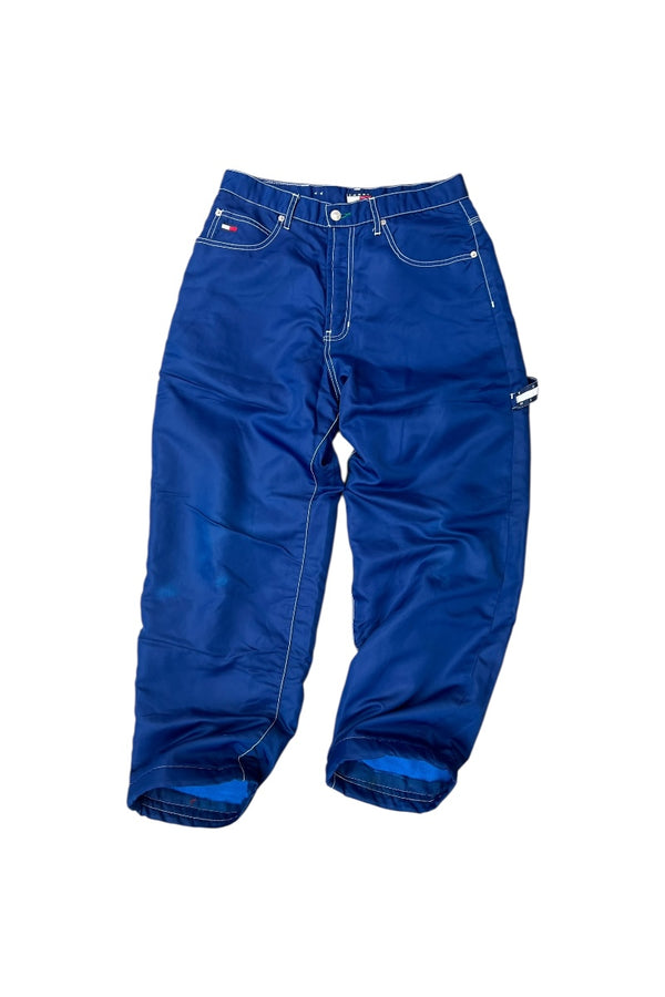 90'S NYLON PAINTER PANTS / BLUE [SIZE: 31 USED]