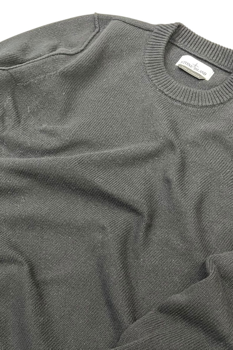 MADE IN CROATIA 23AW WOOL KNIT SWEATER / BLACK [SIZE: M USED]