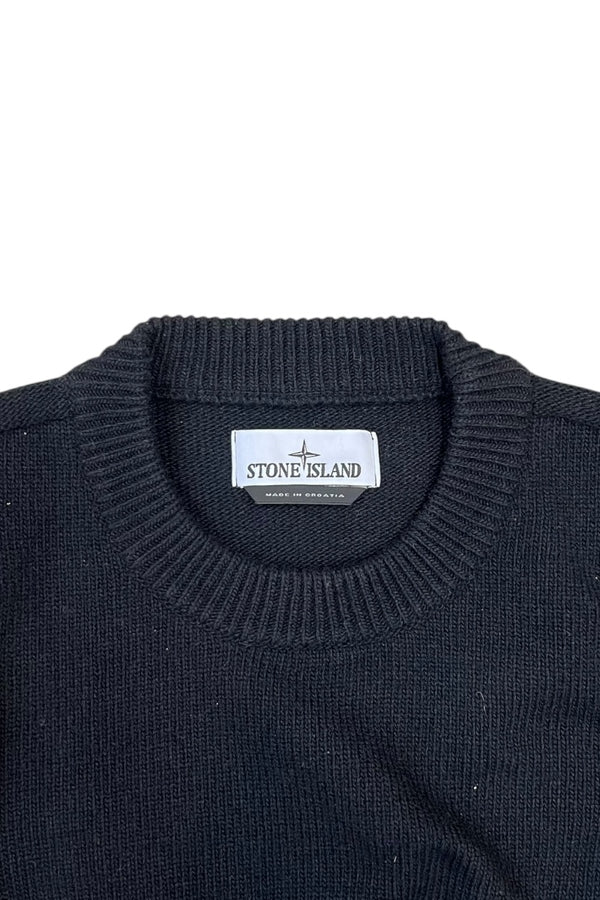 MADE IN CROATIA 23AW WOOL KNIT SWEATER / BLACK [SIZE: M USED]