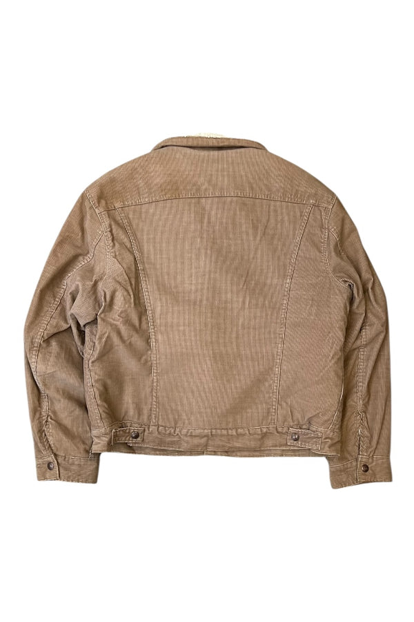 MADE IN USA 70'S CORDUROY BOA JACKET / BEIGE [SIZE: 44 USED]