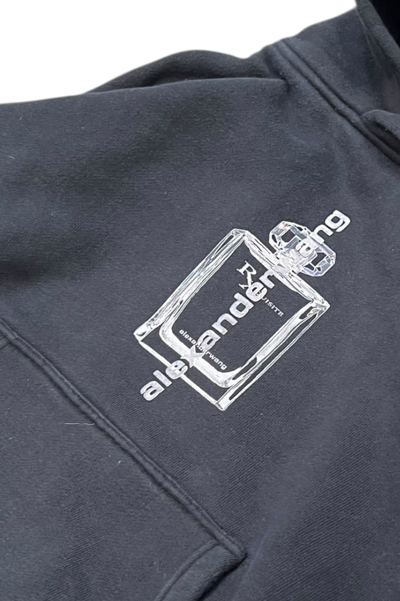 PERFUME LOGO SWEAT HOODIE / BLACK [SIZE: S USED]